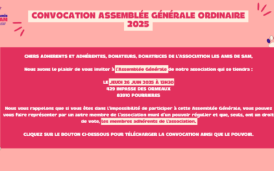 Assemblée Générale ORDINAIRE 2025 – CONVOCATION & POUVOIR